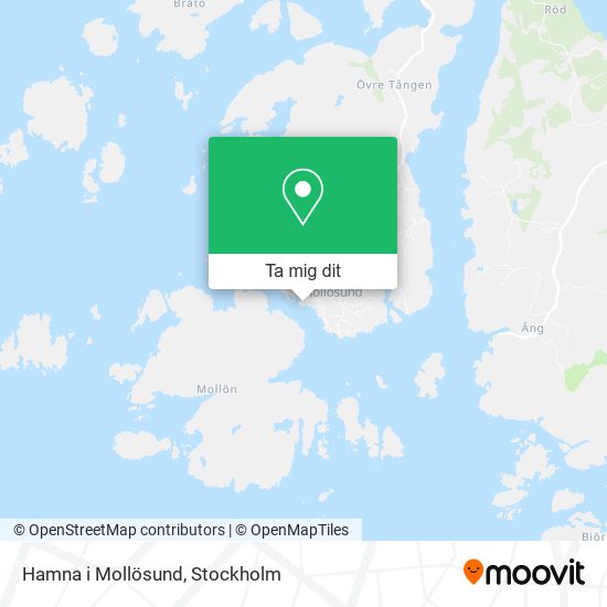 Hamna i Mollösund karta