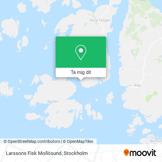 Larssons Fisk Mollösund karta