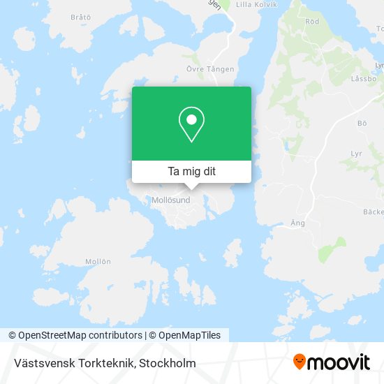 Västsvensk Torkteknik karta