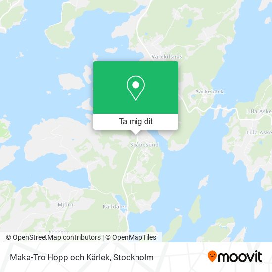 Maka-Tro Hopp och Kärlek karta