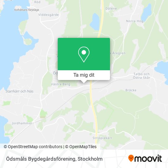 Ödsmåls Bygdegårdsförening karta