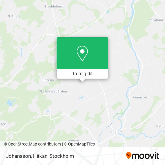 Johansson, Håkan karta
