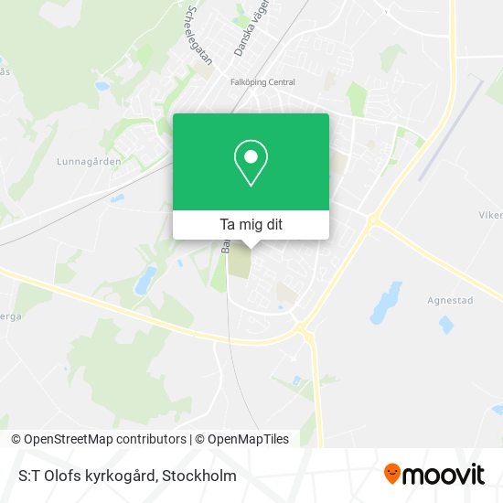 S:T Olofs kyrkogård karta