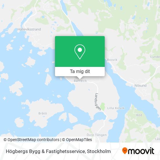 Högbergs Bygg & Fastighetsservice karta