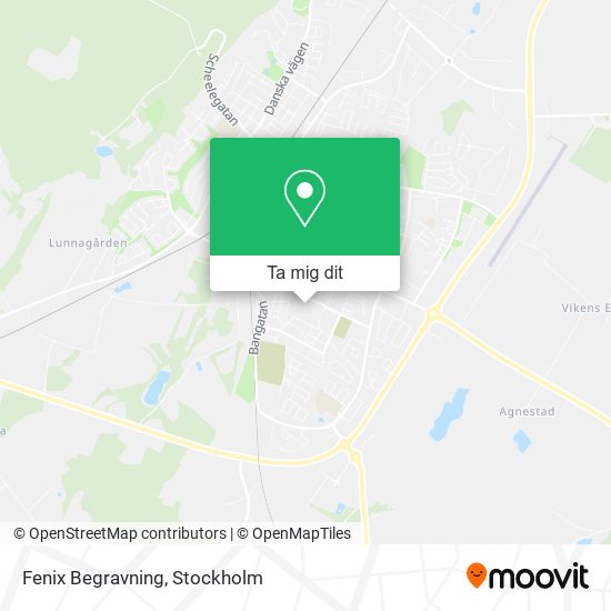 Fenix Begravning karta