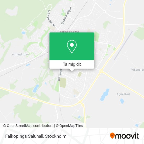 Falköpings Saluhall karta