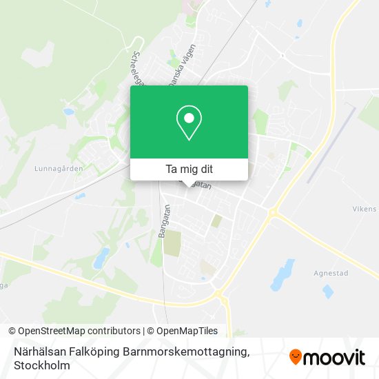 Närhälsan Falköping Barnmorskemottagning karta