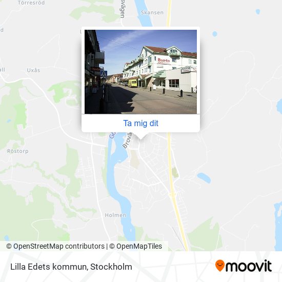 Lilla Edets kommun karta