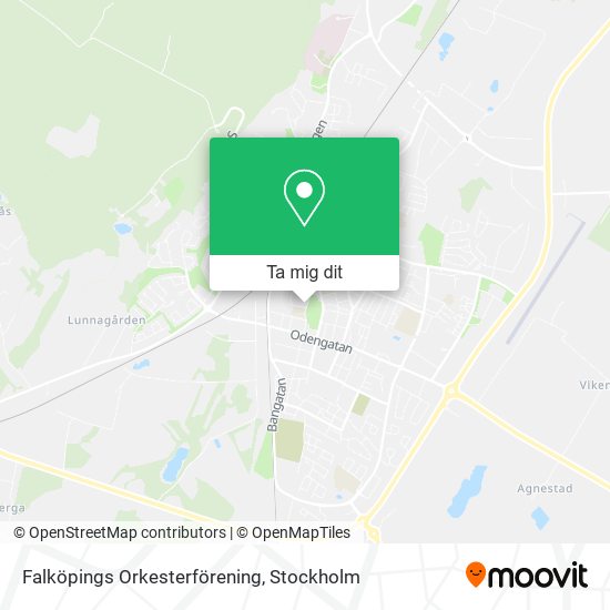 Falköpings Orkesterförening karta