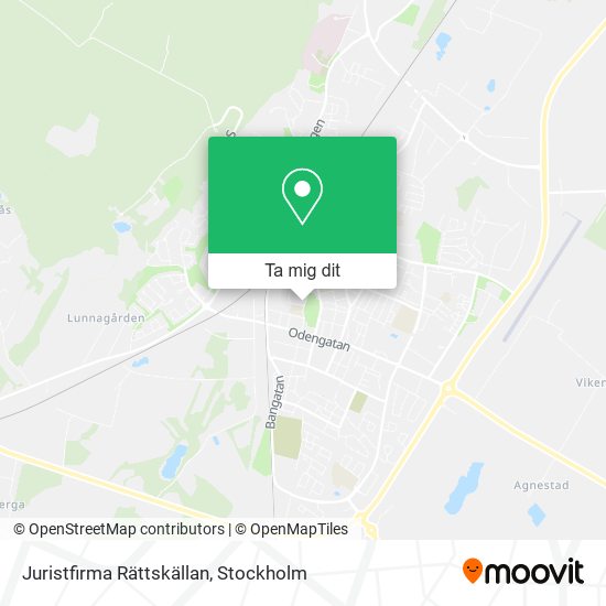 Juristfirma Rättskällan karta