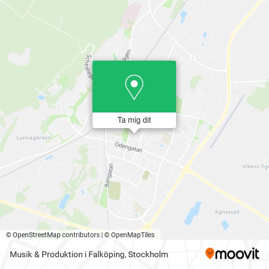 Musik & Produktion i Falköping karta