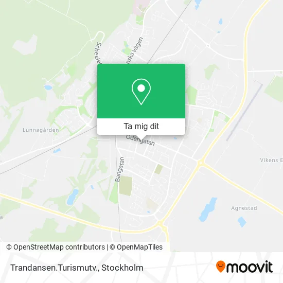 Trandansen.Turismutv. karta