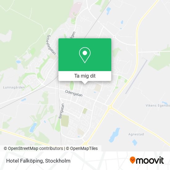 Hotel Falköping karta