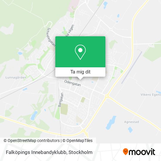 Falköpings Innebandyklubb karta