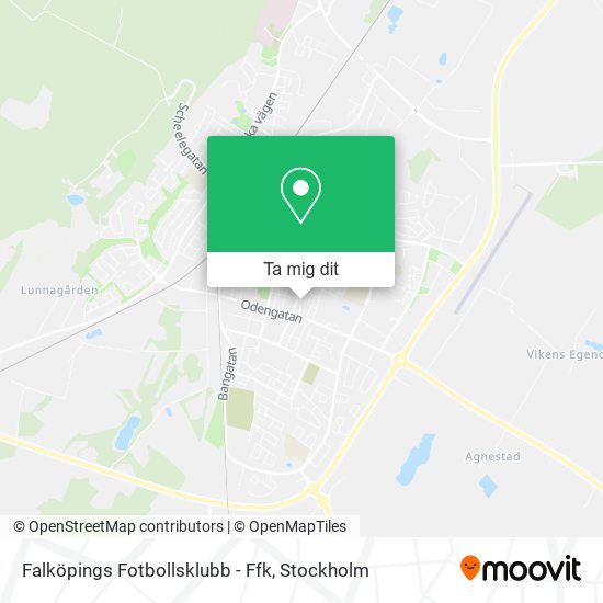 Falköpings Fotbollsklubb - Ffk karta