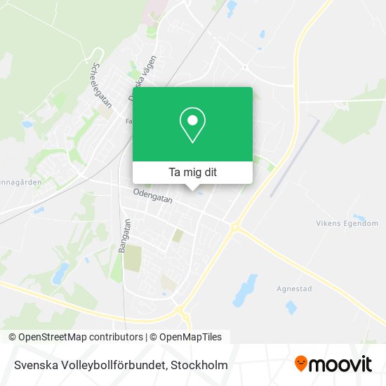 Svenska Volleybollförbundet karta