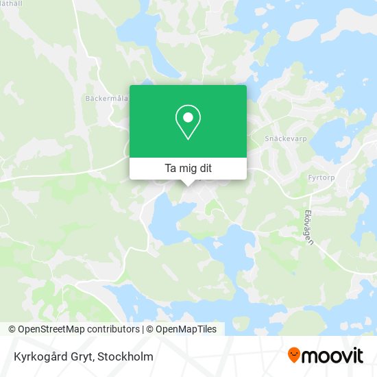 Kyrkogård Gryt karta