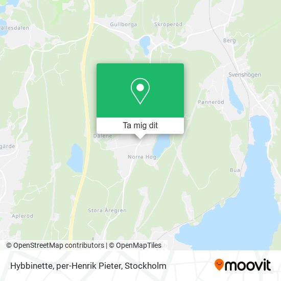 Hybbinette, per-Henrik Pieter karta