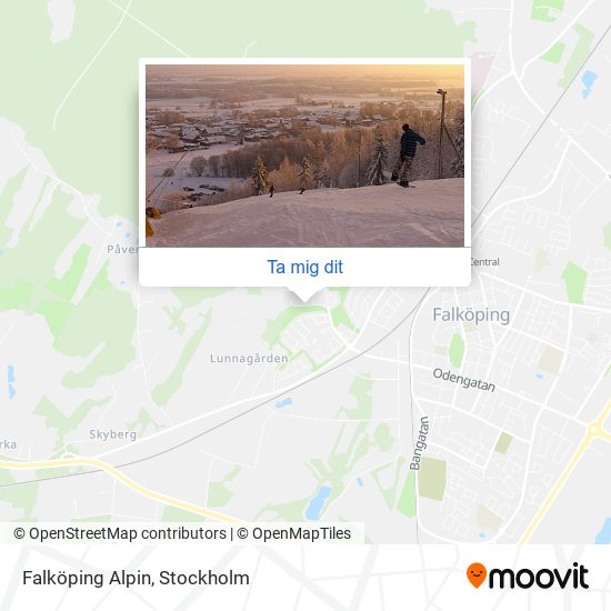 Falköping Alpin karta