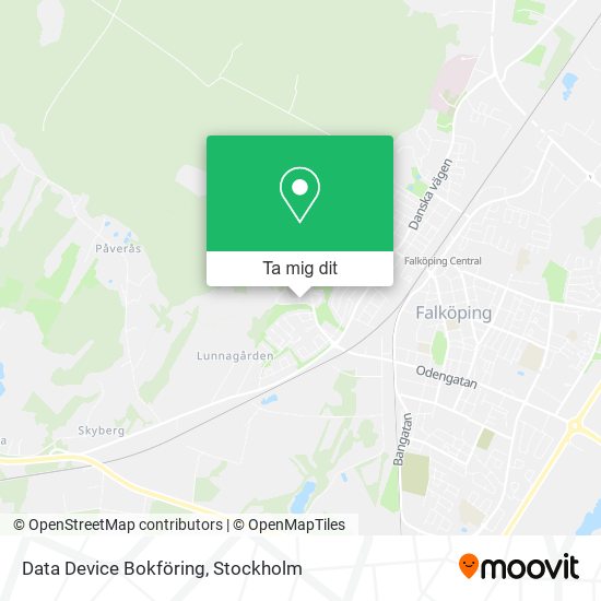 Data Device Bokföring karta