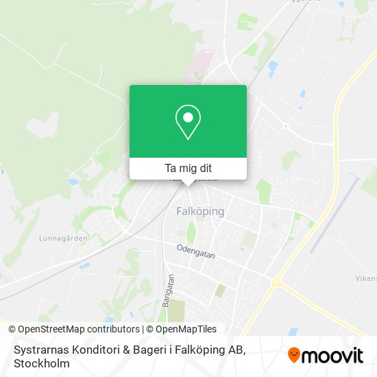 Systrarnas Konditori & Bageri i Falköping AB karta