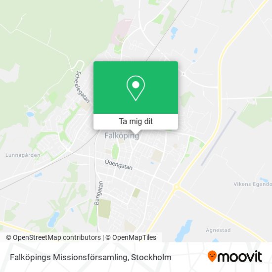 Falköpings Missionsförsamling karta