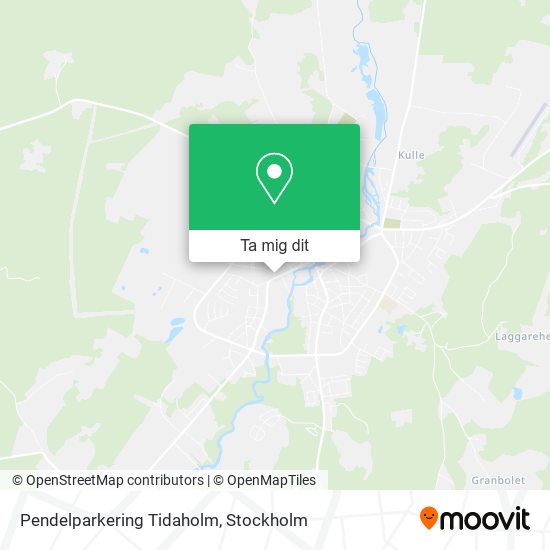 Pendelparkering Tidaholm karta