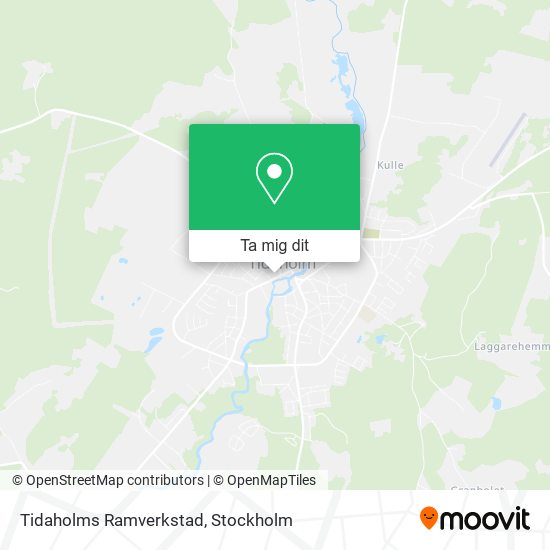 Tidaholms Ramverkstad karta