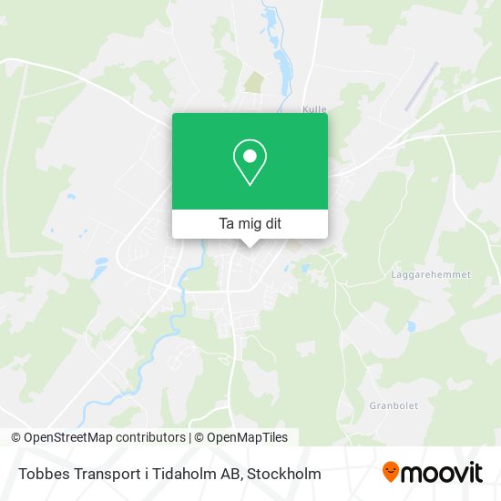 Tobbes Transport i Tidaholm AB karta