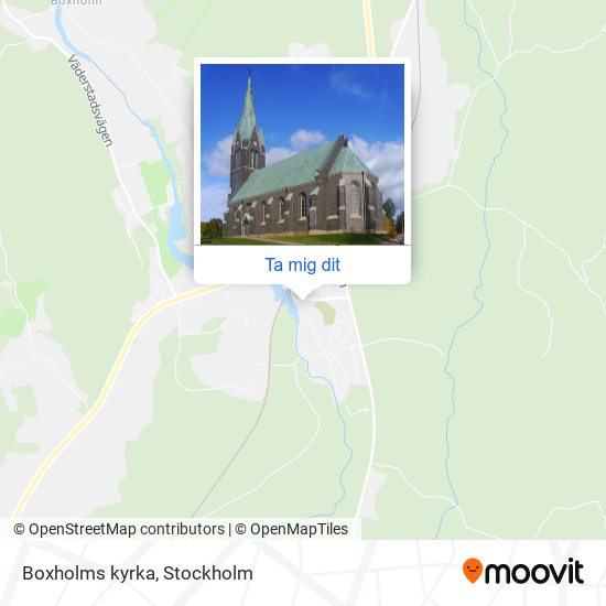 Boxholms kyrka karta