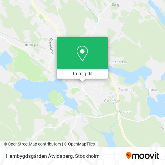 Hembygdsgården Åtvidaberg karta