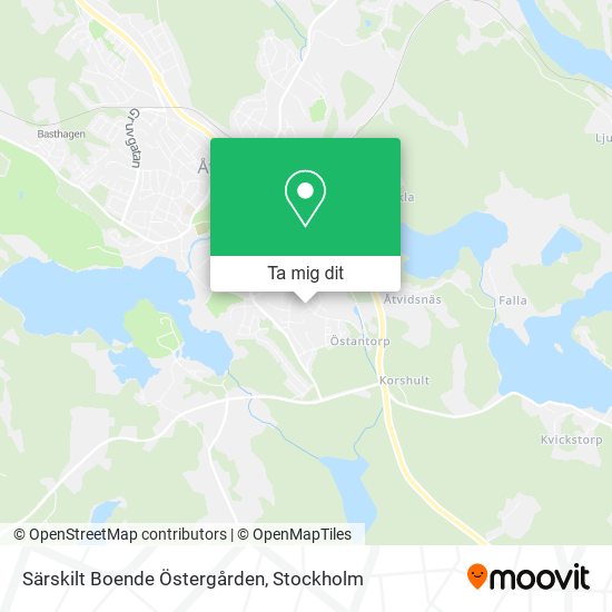 Särskilt Boende Östergården karta