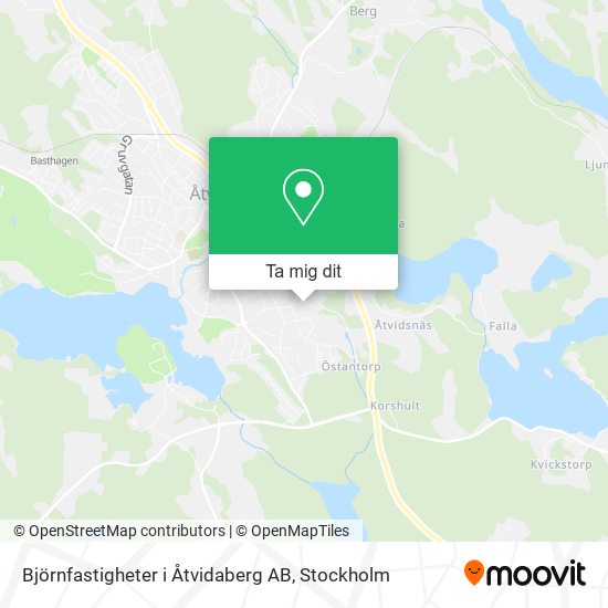 Björnfastigheter i Åtvidaberg AB karta