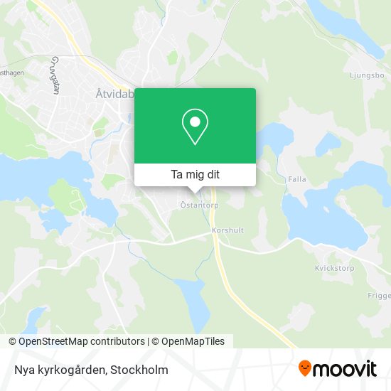 Nya kyrkogården karta