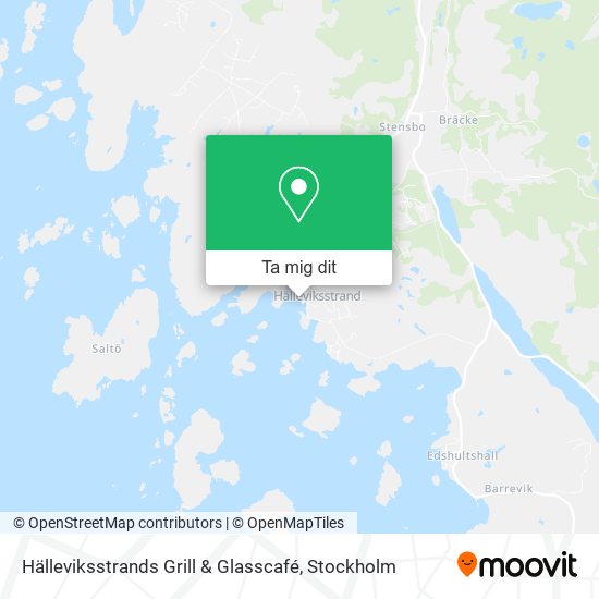 Hälleviksstrands Grill & Glasscafé karta