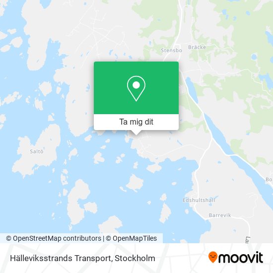 Hälleviksstrands Transport karta