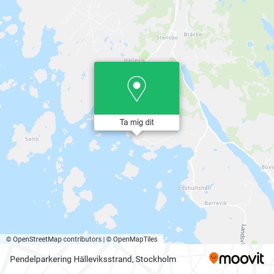 Pendelparkering Hälleviksstrand karta