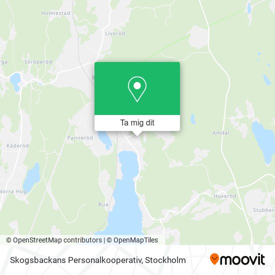 Skogsbackans Personalkooperativ karta