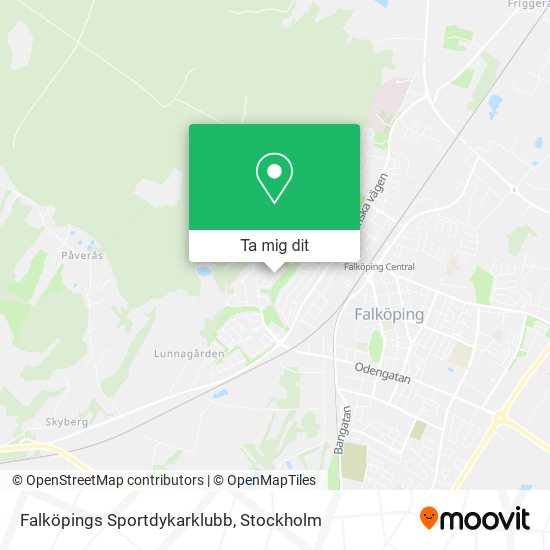 Falköpings Sportdykarklubb karta