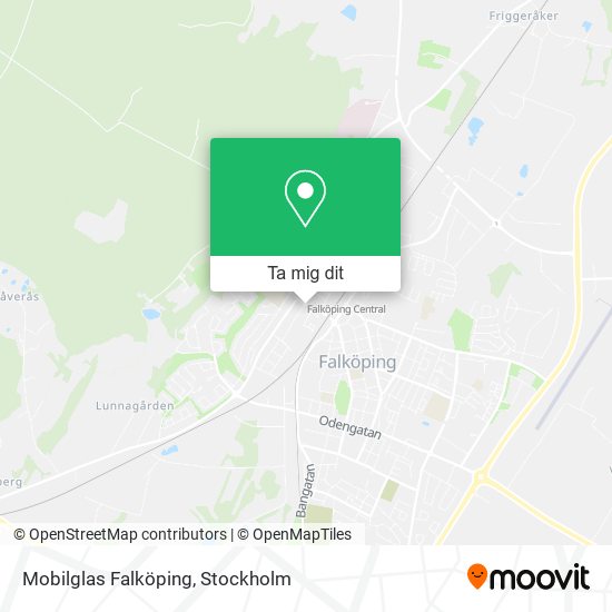 Mobilglas Falköping karta