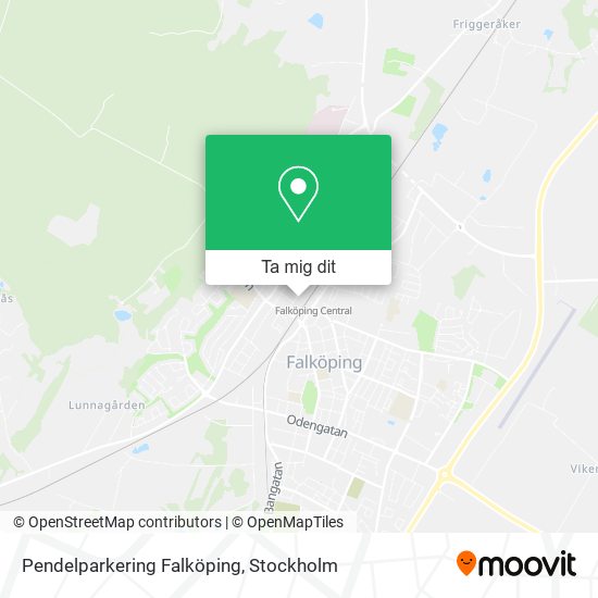 Pendelparkering Falköping karta