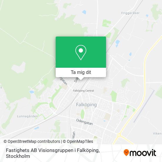 Fastighets AB Visionsgruppen i Falköping karta