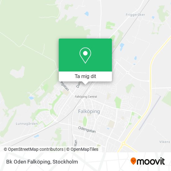 Bk Oden Falköping karta