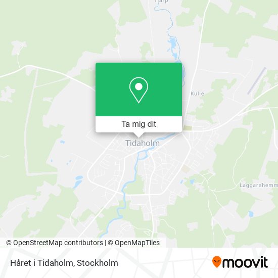 Håret i Tidaholm karta