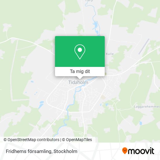 Fridhems församling karta