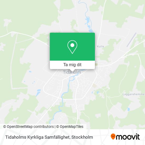 Tidaholms Kyrkliga Samfällighet karta