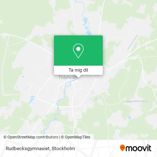 Rudbecksgymnasiet karta