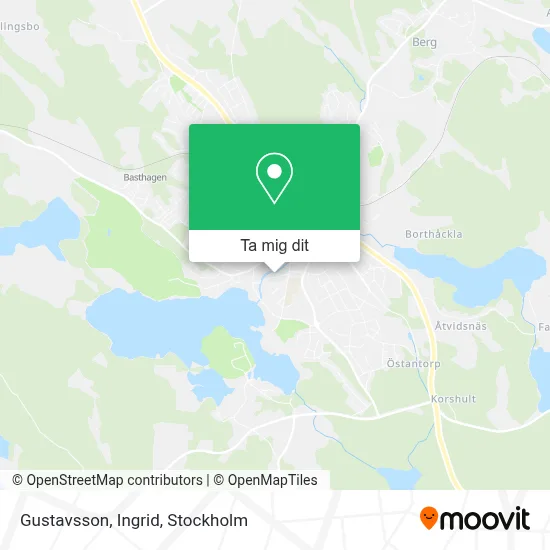 Gustavsson, Ingrid karta