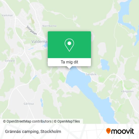 Grännäs camping karta