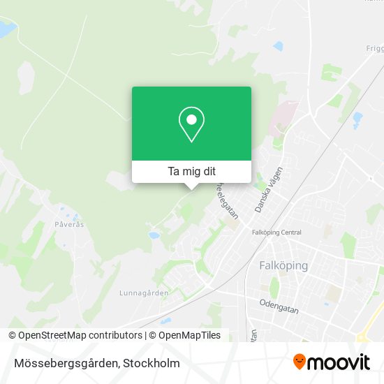 Mössebergsgården karta